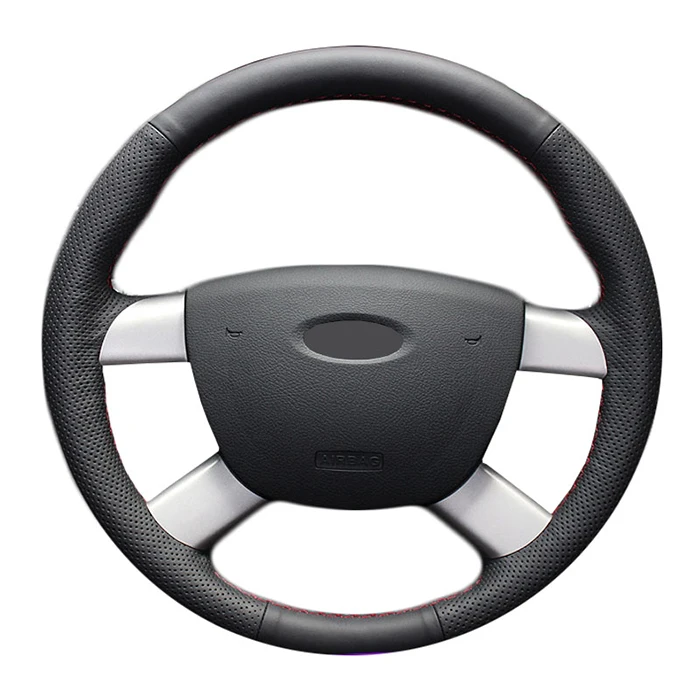 Оплетка рулевого колеса автомобиля для Ford Kuga 2008-2011 Focus 2 2005-2011 C-MAX 2007-2010/на заказ рулевая крышка