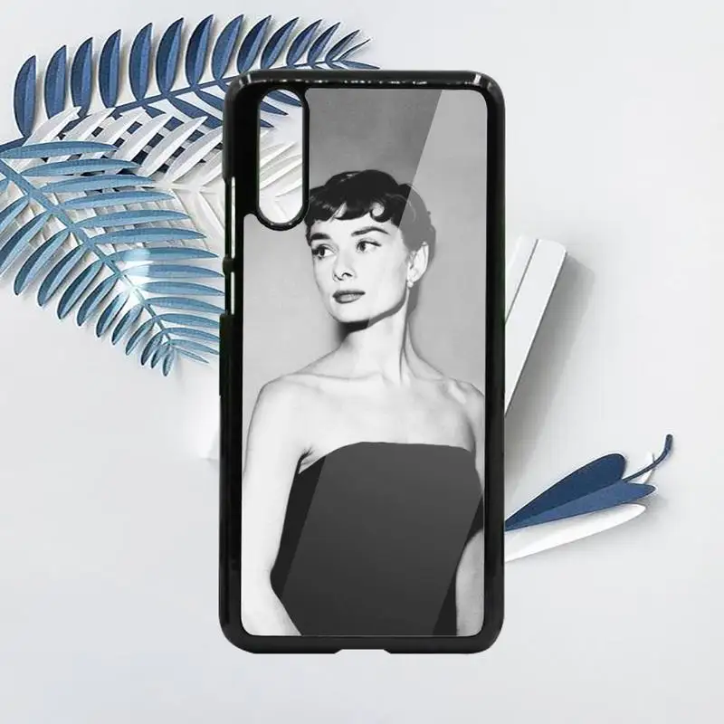

Famous actors audrey hepburn Phone Case PC For Samsung galaxy S note 8 9 20 10 e lite2019 plus pro ultra