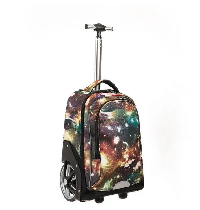 travel trolley bag large wheels School Rolling luggage backpack Bags for teenagers wheeled backpack bags for travel bag wheels