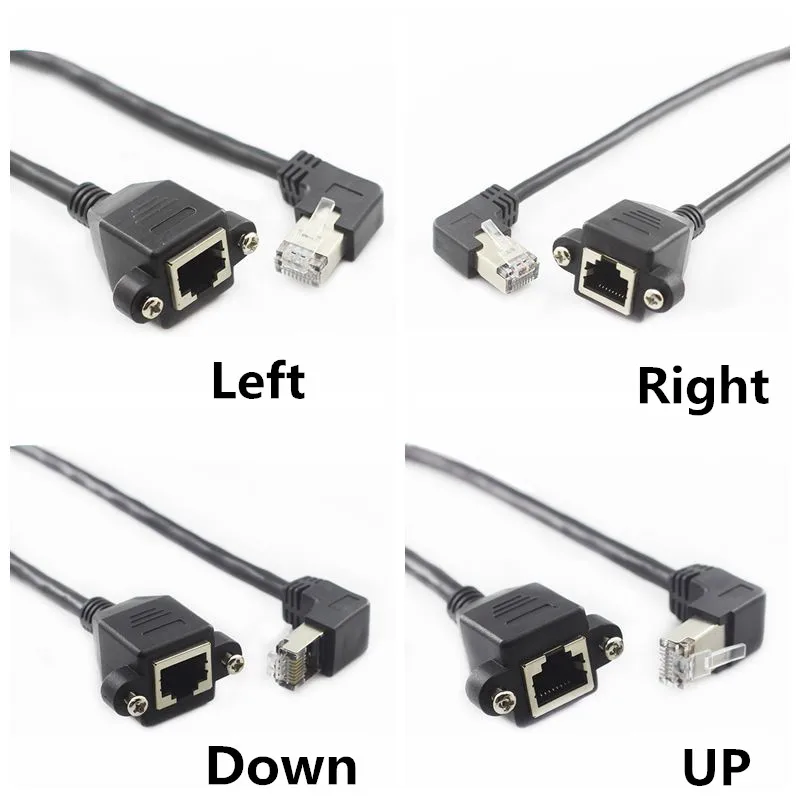 Удлинительный кабель для локальной сети 8P8C/FTP/STP/UTP/Cat5/RJ45 левый правый вверх вниз