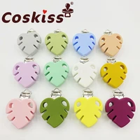 coskiss 3pc silicone sheet pacifier clip baby toy pacifier clip baby pacifier clip suitable for newborn babies