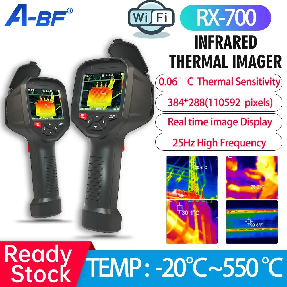 A BF RX 700 WIFI Инфракрасный Тепловизор 384*288 пикселей Инфракрасная тепловая камера для