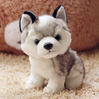 mini husky plush toyhusky dog stuffed animalbaby husky plush toy cute 18cm plush reward birthday soft fill cute