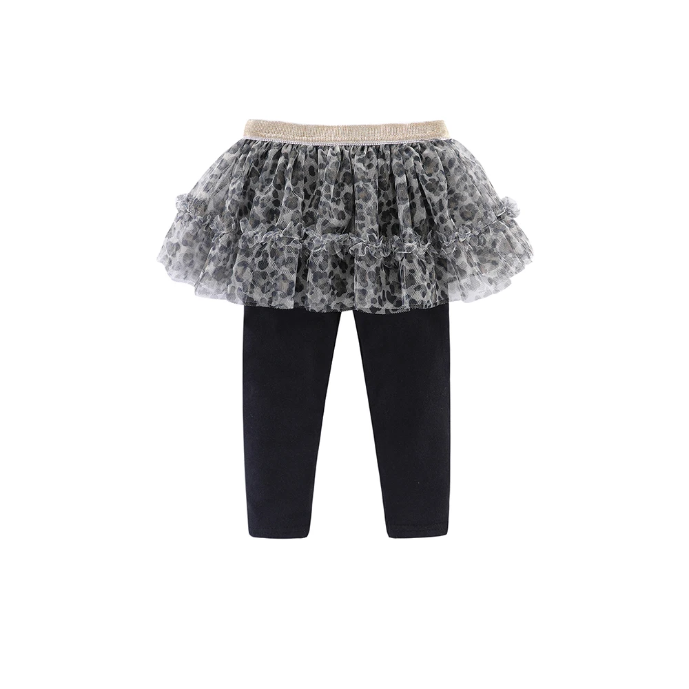 

LittleSpring Baby Girls Clothes Sets Spring Autumn Long Sleeve T-Shirt Mesh Culottes Pants Outfit 2pcs Kids Clothes