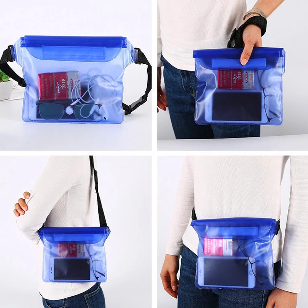 

Unisex Waterproof Phone Bag Shoulder Waist Pack Bag Pvc Bags Case Cover for Outdoor Sports Beach Boat Swimming Drift Diving