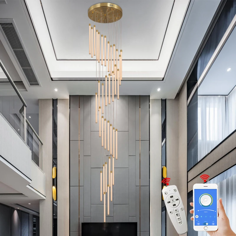 Позолоченные Светящиеся современные светодиодные подвесные светильники 360 для