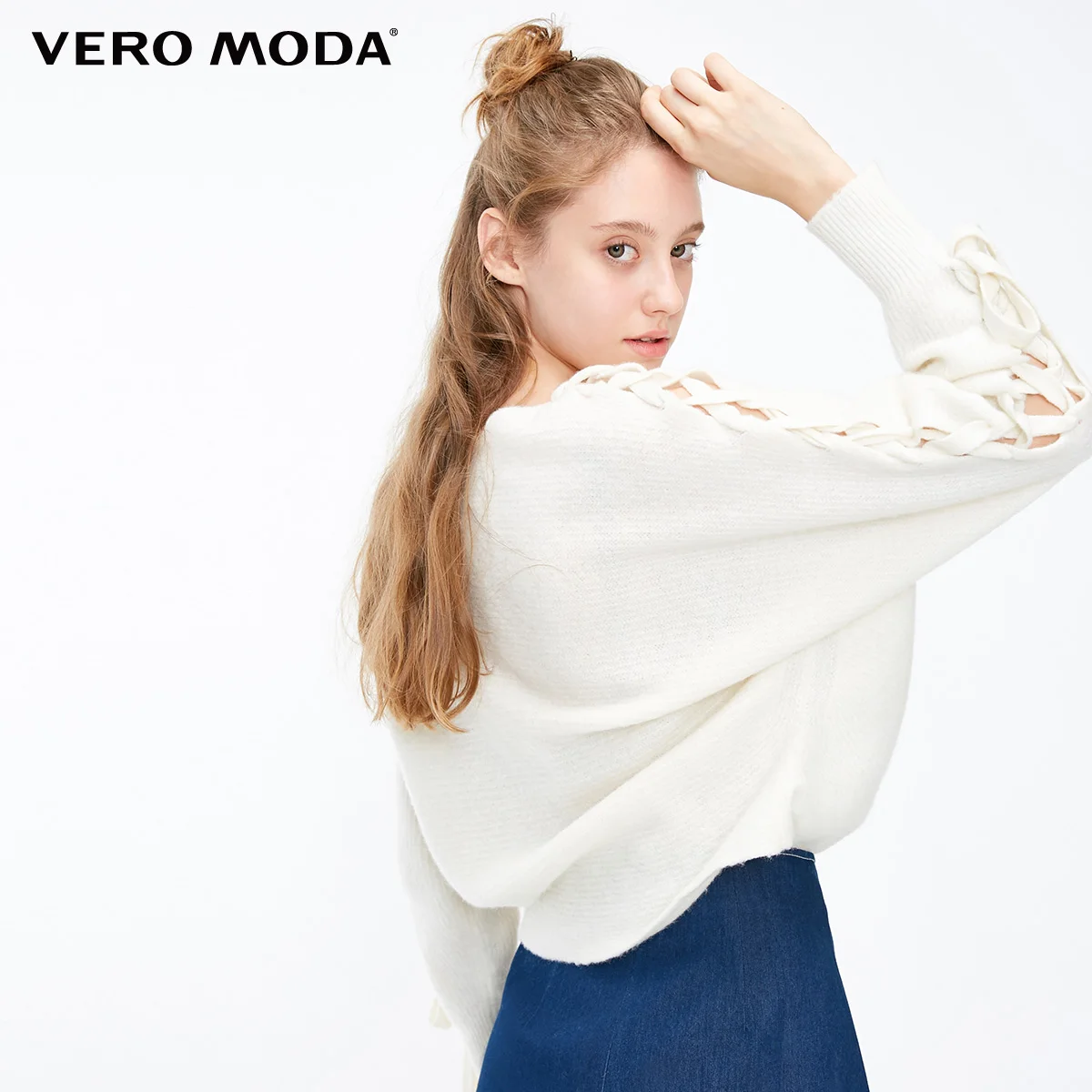 Vero Moda женский свитер из 64% шерсти с рукавами | 318413597