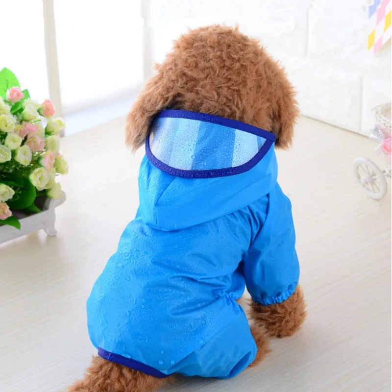 Waterproof Dog Raincoat Rain Cloth Colorful Clothes Supplies Pet Products Trench Cloak Costumes | Дом и сад