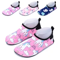 kids water shoes baby child quick dry non slip toddler boy girl cute cartoon unicorn barefoot aqua socks for beach pool swim