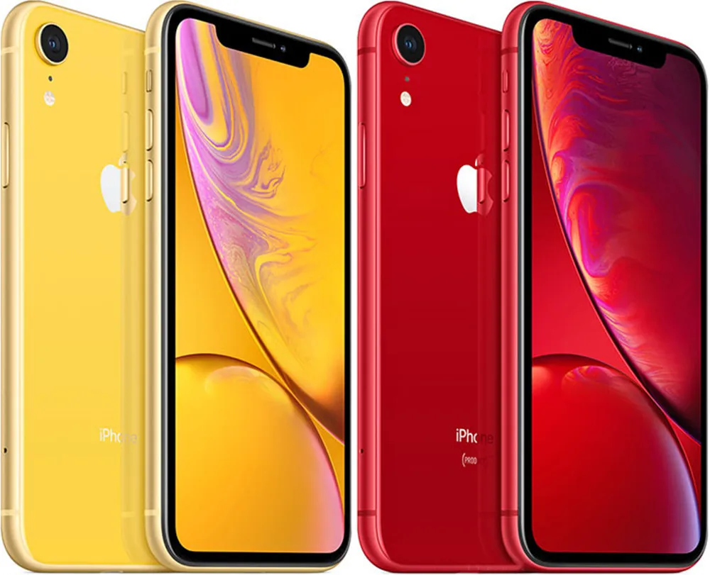 Разблокированный Apple iPhone XR ram 3 ГБ rom 64 Гб/128 Гб мобильный телефон LTE 6,1 дюймов шестиядерный IOS отпечаток пальца лица ID NFC
