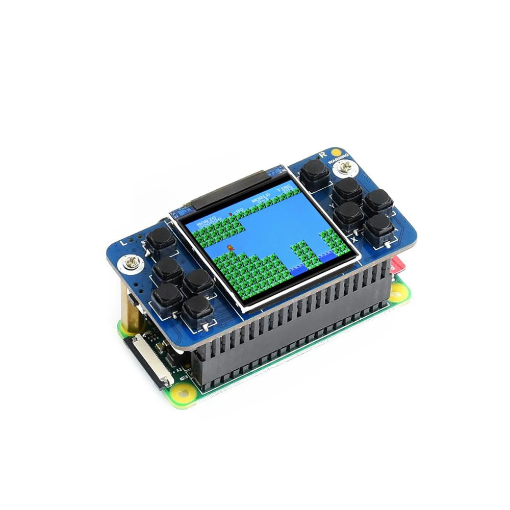 ShenzhenMaker Waveshare игровая и аркадная консоль дисплей на основе Raspberry Pi 1 54 дюйма 2 0 3 5 4 10