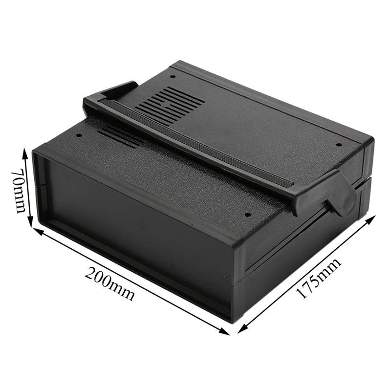

Waterproof Plastic Electronic Enclosure Project Box Instrument Desk Case Shell With Handle Black 200*175*70mm Wholesale