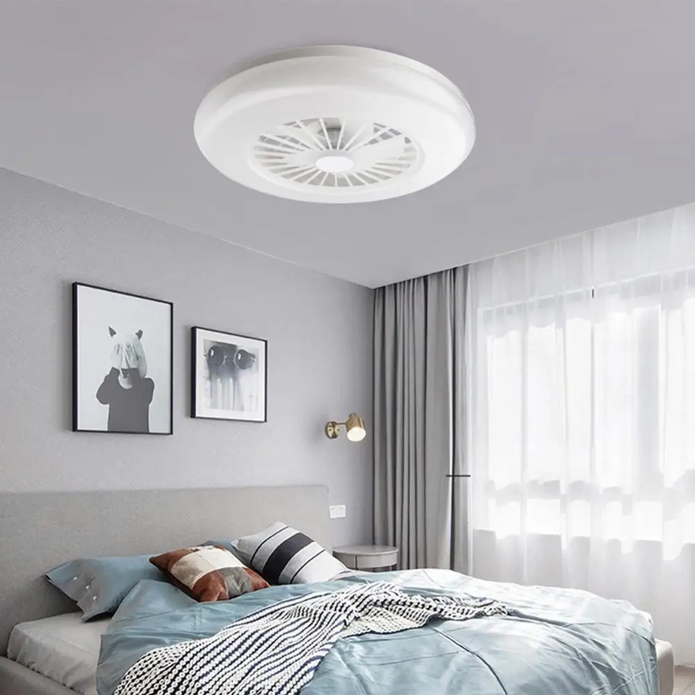 Современная светодиодная потолочная лампа с вентиляторами E27 12 Вт 24
