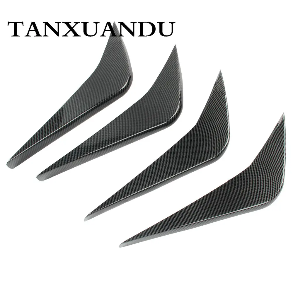 4 шт./компл. роспись ABS задний бампер Нижняя воздушный диффузор плавник