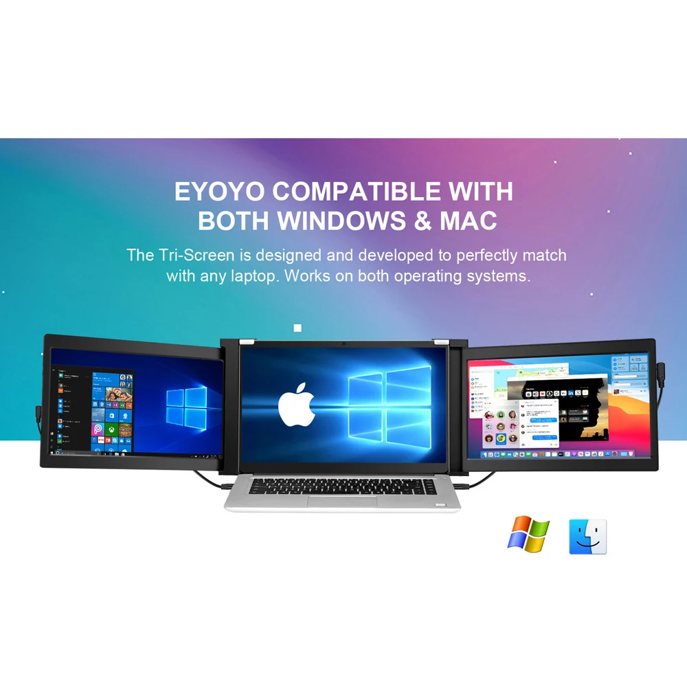 Монитор Eyoyo 13 3 &quotFHD IPS тонкий портативный игровой монитор х108 тип USB-C HDMI экран для