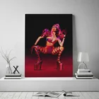 Популярный новый постер Леди Гага певица постер суперзвезда Картина на холсте в эстетике Настенный декор для гостиной спальни украшение для дома