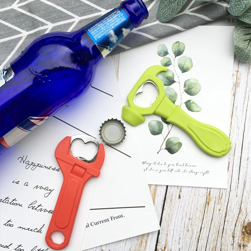 

Kitchen Accessories Gadget Hammer Wrench Plastic Beer Bottle Opener Can Fridge Magnet