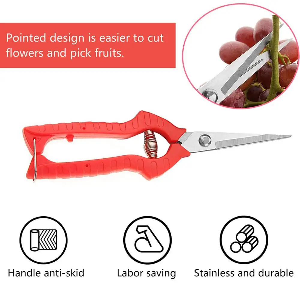 

Gardening pruning fruit picking scissors Household Potted Trim Weed Branches Small Scissors Gardening Tools