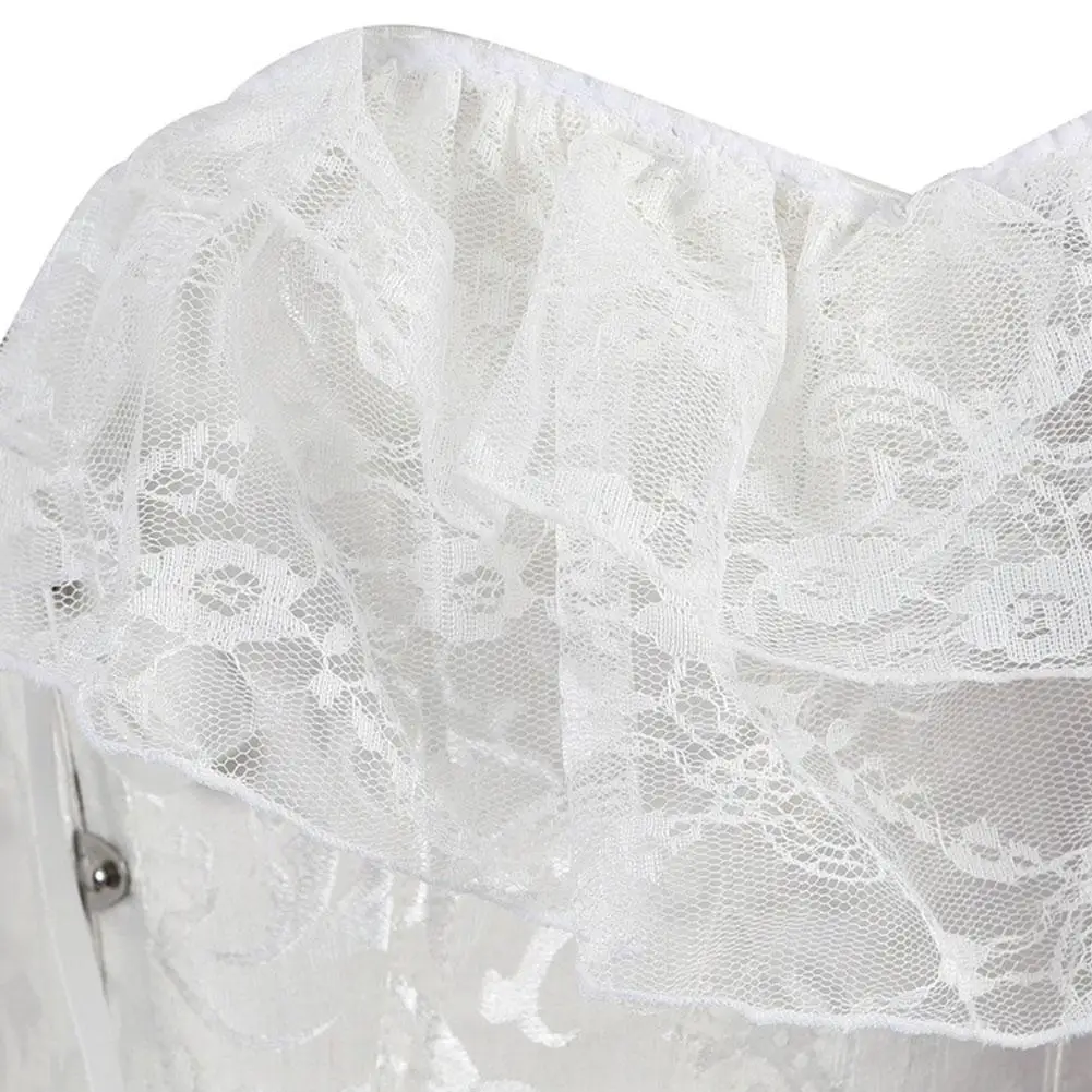 

Women Short Sleeve Corset Color Tie-up Boat Neck Close-fitting Crop Tops Cropped White/ Black 2021 NEW