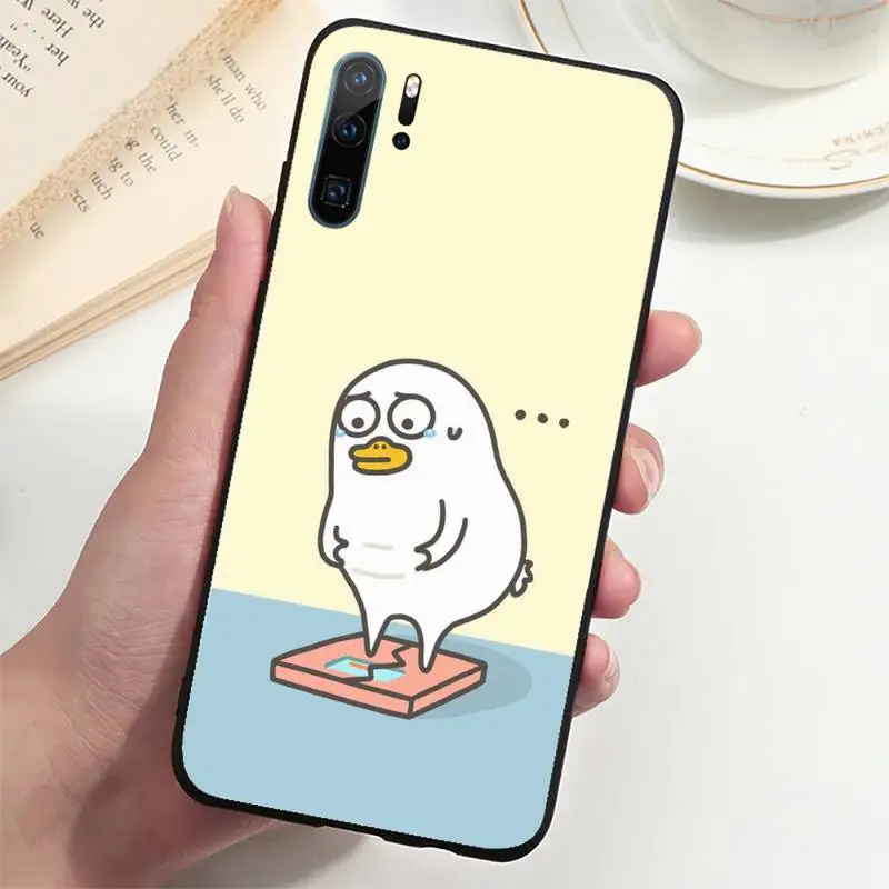 

Korean Cute Cartoon Duck Sac Phone Case For Samsung s7 8 9 10 20 plus lite ULTRA Cover Fundas Coque