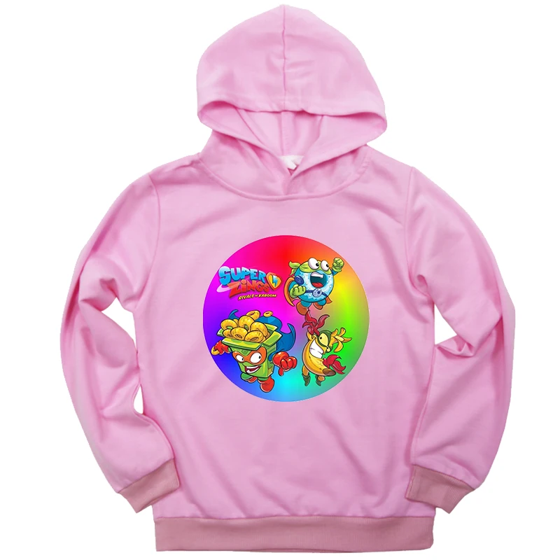 Повседневное полноцветное принтованное супер Zings толстовки с капюшоном для