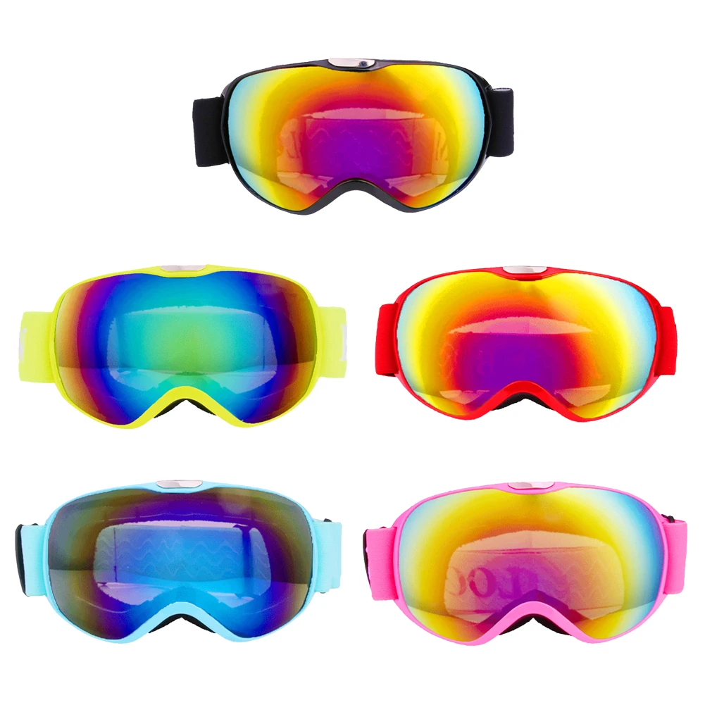 Лыжные очки Детские двойные зимние противотуманные детские для сноуборда