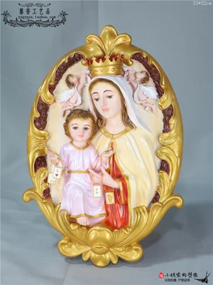 Святых одежда Святой подвеска пластины Madonna holding Иисуса для Экзорцизм