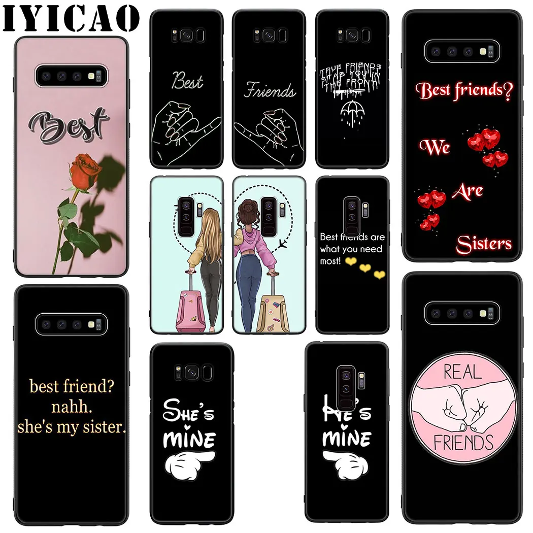 Мягкий силиконовый чехол My best friends для samsung Galaxy S10 S9 S8 Plus S10e S6 S7 Edge телефона из