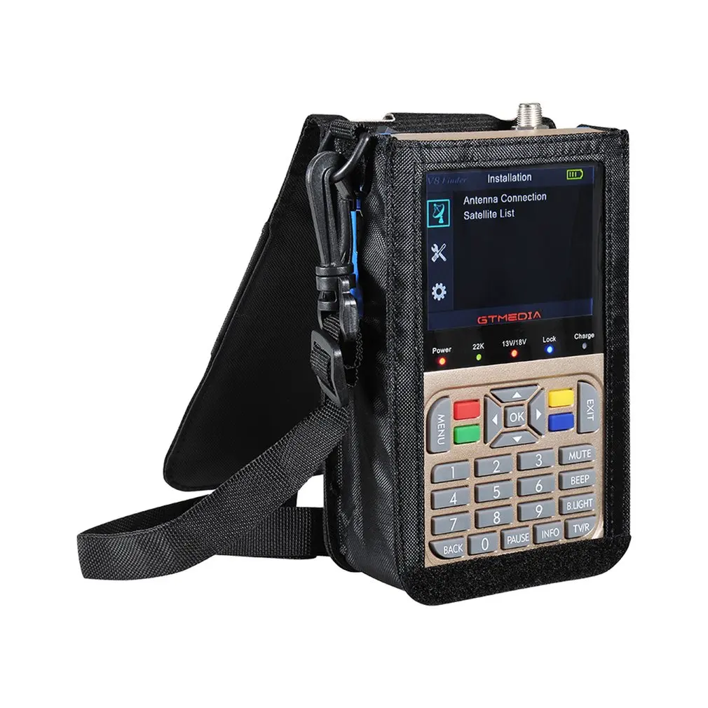 

Free Shipping GTMEDIA V8 Finder Digital Satellite TV Signal Finder HD DVB-S2 High Definition 3.5" LCD Satellite Finder MPEG-2-4