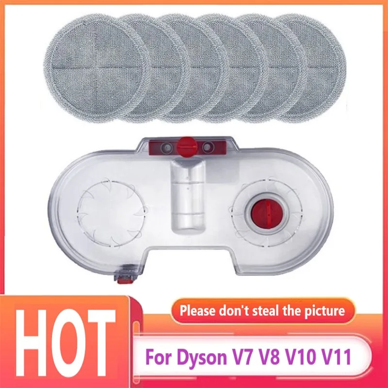 

Электрический резервуар для воды для Dyson V7 V8 V10 V11 + 6 насадок для швабры аксессуары для пылесоса инструмент для уборки дома новинка