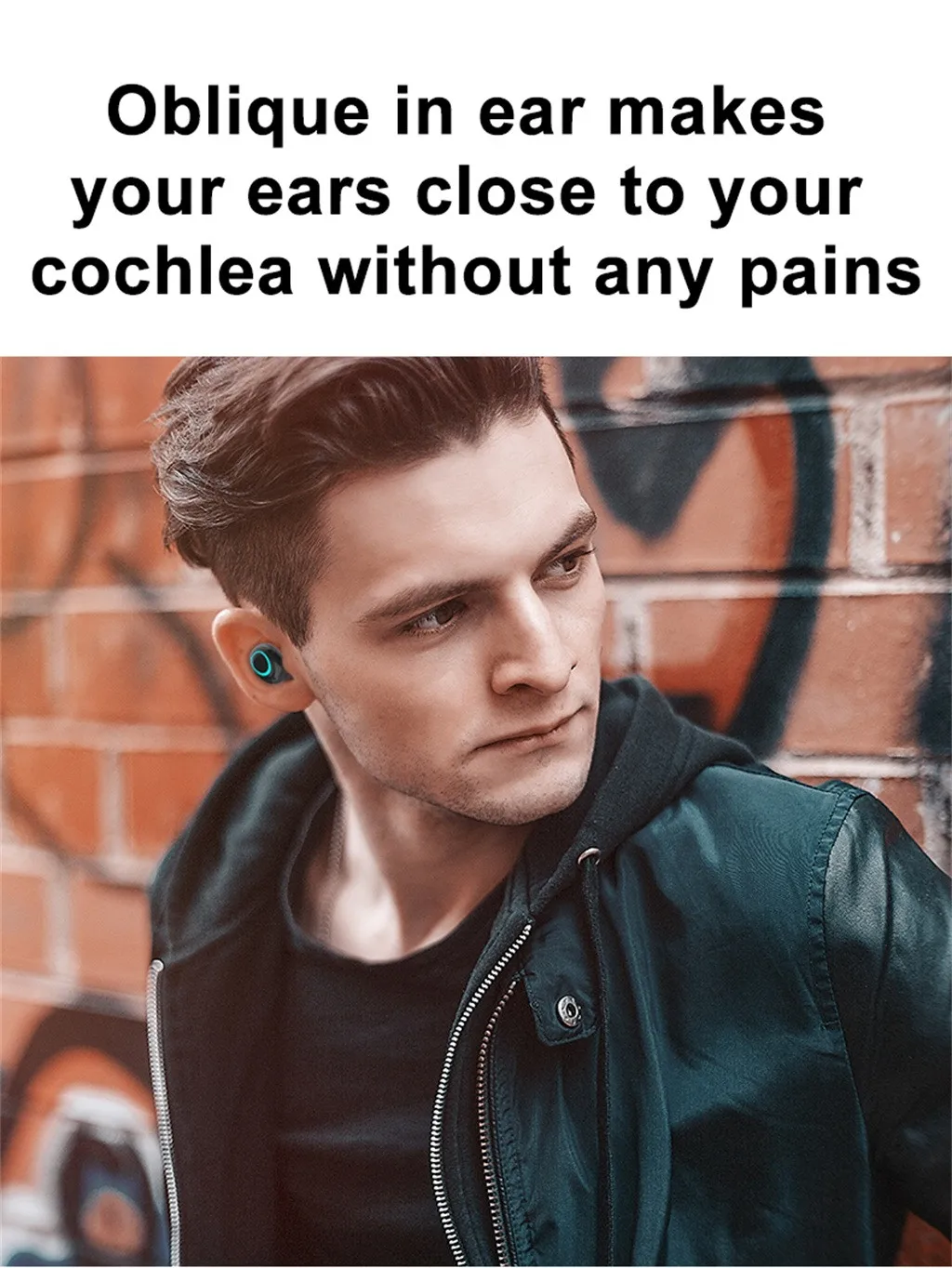 Одна Беспроводная мини-гарнитура Bluetooth наушники-вкладыши стереонаушники