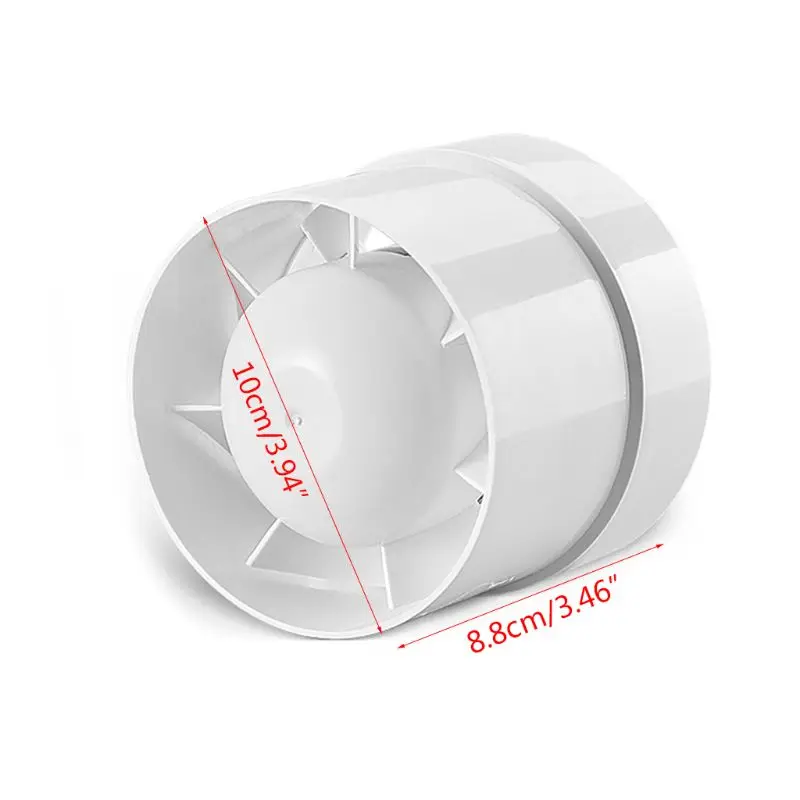 

4" Silent Wall Extractor Exhaust Ventilation Fan Air Blower Window Ventilator