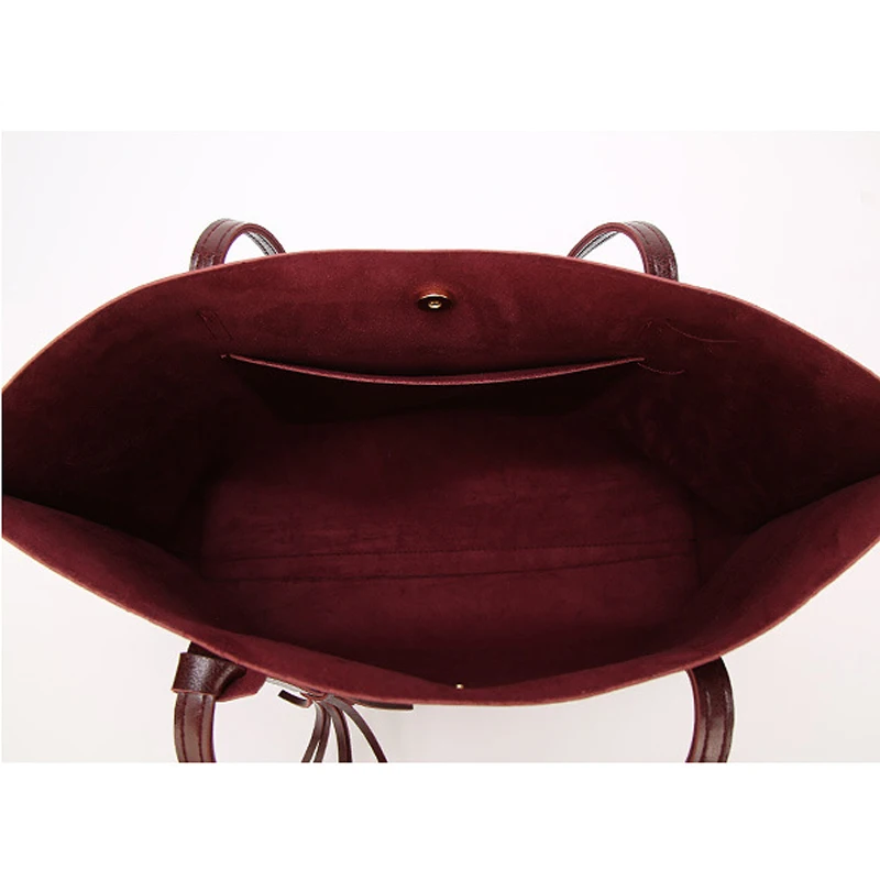 

Fashion Women Bag Oil Wax Big PU Leather Handbags for Women Tote Handbags Ladies Bags