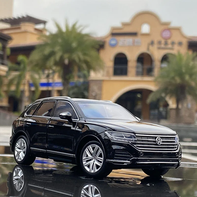 1:32 модель автомобиля VW Touareg из сплава литой и игрушечный автомобиль внедорожник
