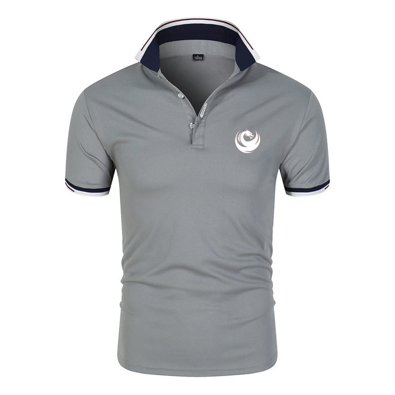

Top Grade New Designer Brand Summer Mens Polo Shirts With Short Sleeve Turn Down Collar Casual Tops Fashions Men Clothing