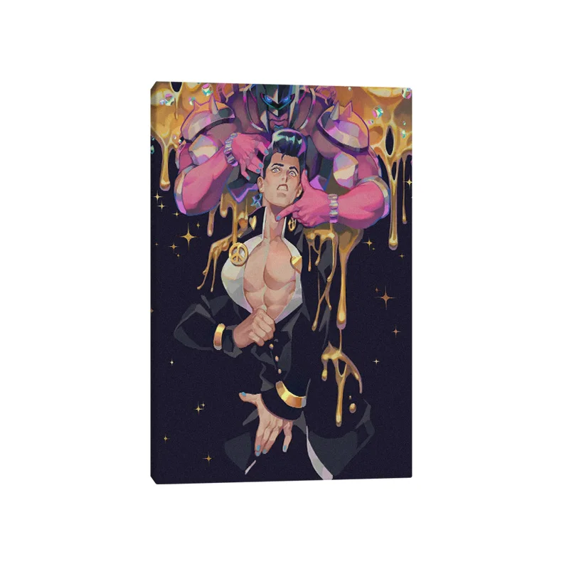 Josuke Higashikata Crazy Diamond anime Canvas poster Painting wall Art decor Living room Bedroom Study Home Decoration Prints | Дом и сад