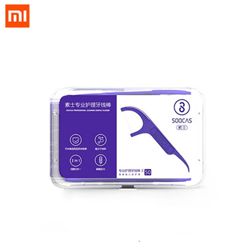 Xiaomi Soocare Профессиональный тончайший DentalFoss выбирает эргономичный дизайн