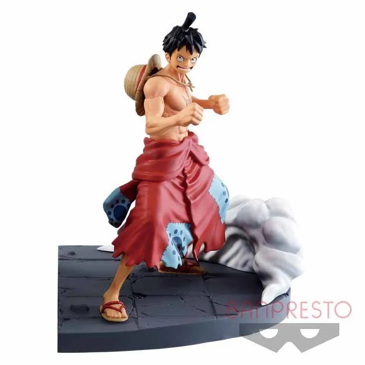 

BANDAI Banpresto Original Monkey D. Luffy Figure LFS Anime Model Doll Toys Gifts