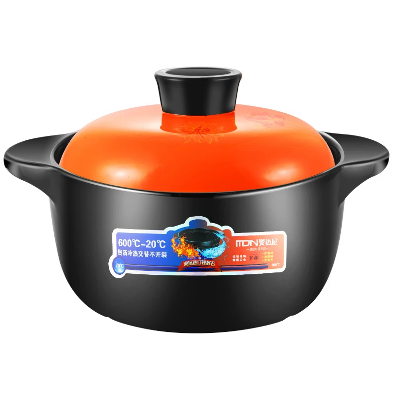 Кастрюля с высокой температурой суп для здоровья керамическая кастрюля супа