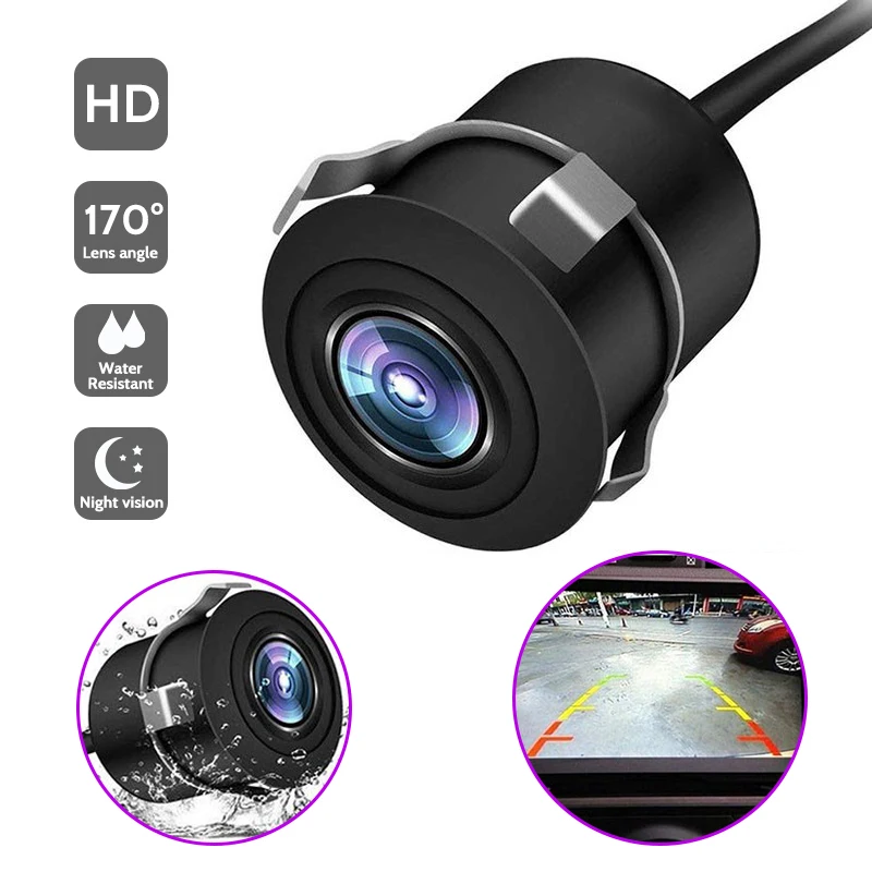 

170 Wide Angle Car Reverse Camera HD Night Vision Rear View Camera Backup Parking Camcorder Highly Waterproof Reversing Monitor