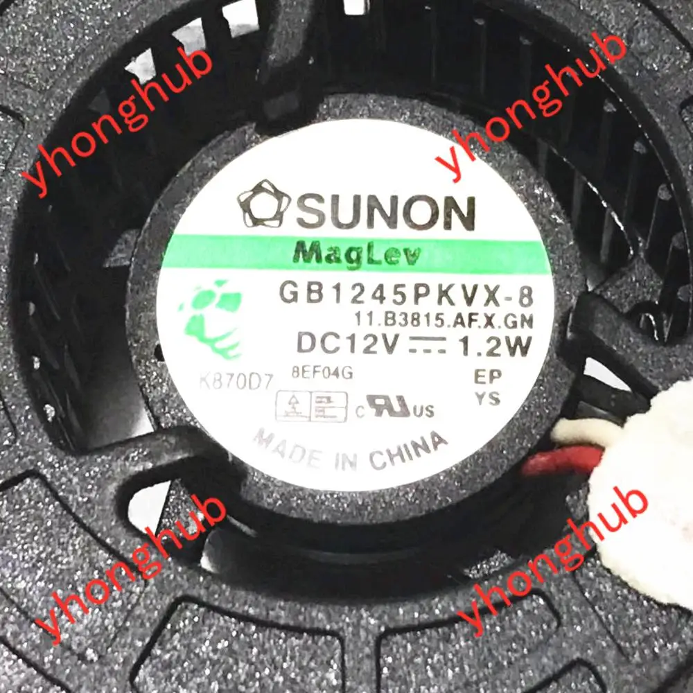 SUNON GB1245PKVX-8 11.B3815.AF.X.GN AC/DC 12V 1 2 W 3-провод 40x40x20 мм сервер проектор вентилятор |