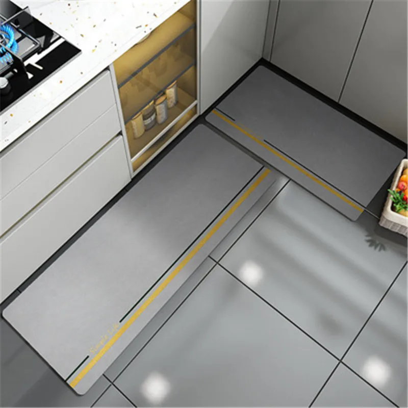 

Eovna Waterproof Oilproof Kitchen Mat Antislip Bath Mat Soft Bedroom Floor Mat Living Room Carpet Doormat Kitchen Rug