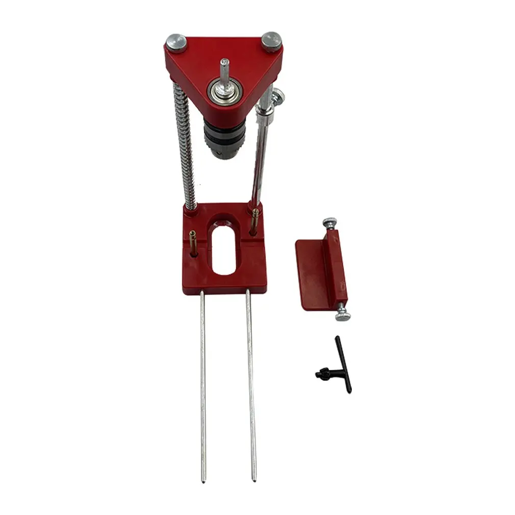 

Woodworking Drill Locator Convenient Labor Saving Alloy Steel Woodworking Drilling Template Guide Tool Drill Locator For Home