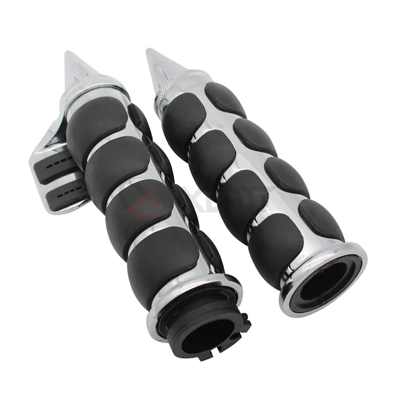1 &quot25 мм или 7/8&quot 22 резиновые ручки для Harley Honda Kawasaki Suzuki Yamaha велосипеды крейсер