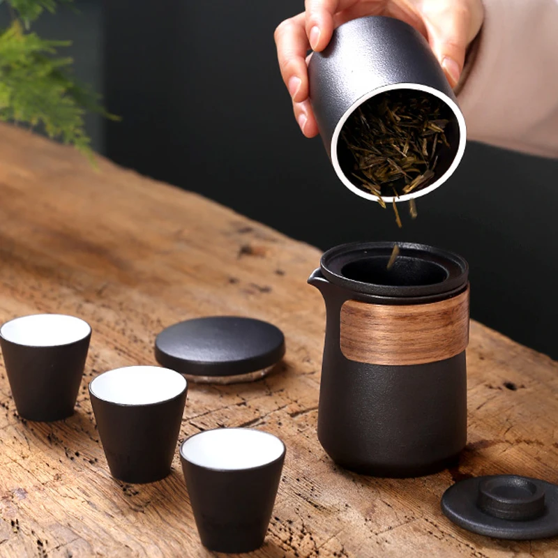 

CHT Portable Tea Set for 3 People Outdoor Travel Holiday Gifts