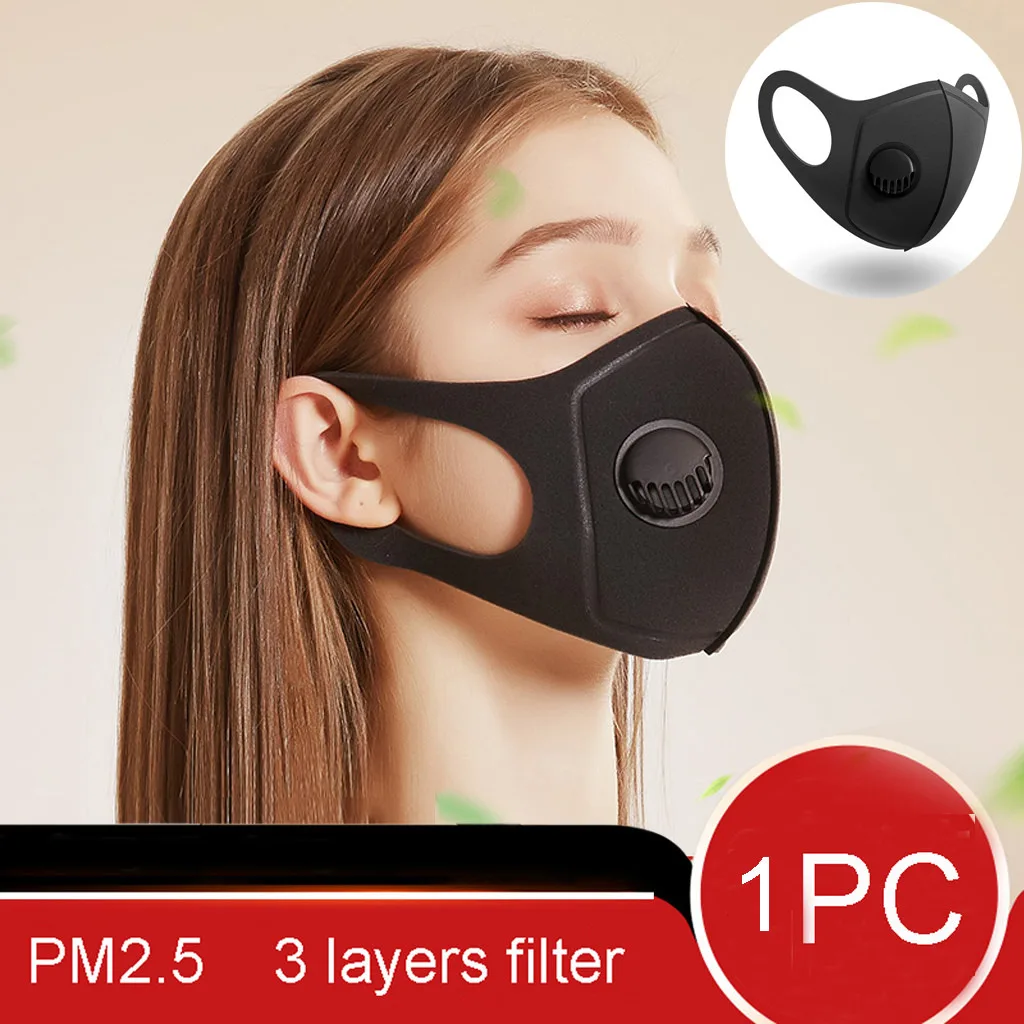 

Halloween Cosplay Mask Reusable Black Mouth Mask Unisex Outdoor Protective Face Mask Mascarilla Masque Mondmasker Mouth Covering