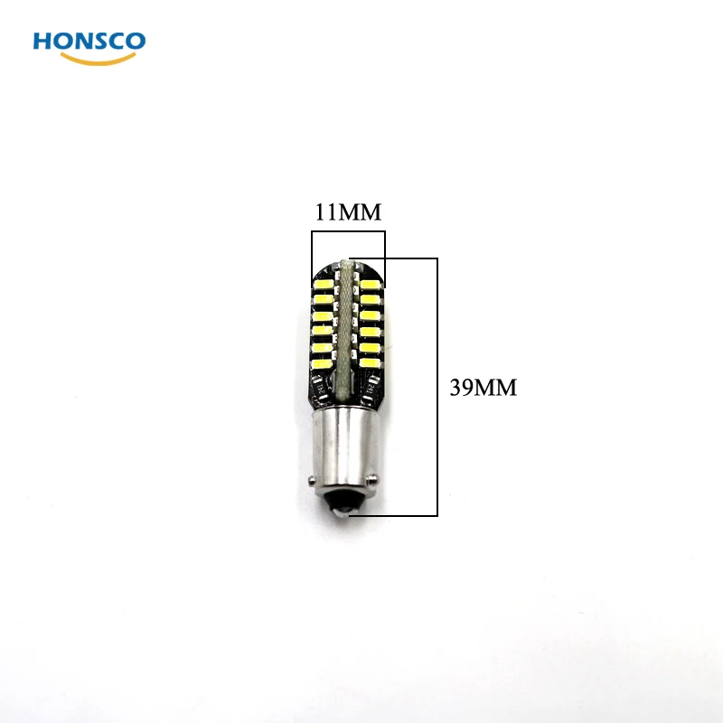 HONSCO 2 шт. BAX9S светодиодный автомобильный светильник теплый белый авто W5W