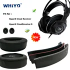 Новые обновленные Сменные амбушюры для наушников HyperX Cloud револьвера S, Кожаная подушка, бархатные наушники