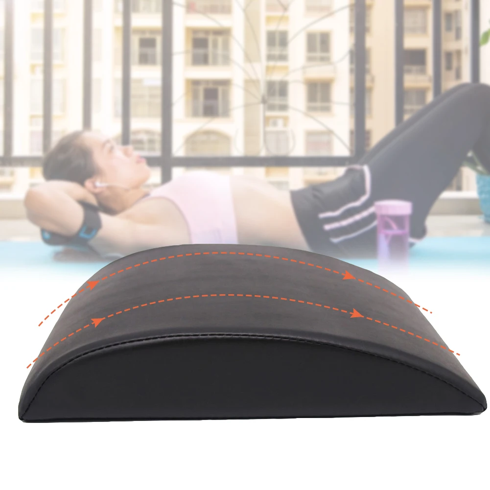 

Sit-up Lumbar Pad AB Exercise Mat Fit Up Board Semicircular Board Waist and Abdomen Training Device Abdomen Fitness Lumbar Pad