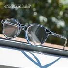 Очки для чтения унисекс CRIXALIS, круглые, с блокировкой синего света, по рецепту, UV400